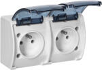ORNO Priză dublă impermeabilă IP44 albă (O-OR-OE-7106_WT)