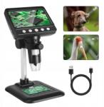  Digitális Mikroszkóp Nagyított Hd Képernyővel 2MP 1000x 8xLED 4, 3 (sz20179369)