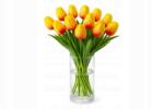 Ale Gadżet Tulipán Szilikon narancs csokor élő művirág nád 12 db-os (ALEGADŻET CZERWONE TULIPANY)