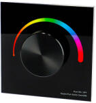SkyDance LED SkyDance T3-K, Fali LED RGB vezérlő, forgatógombos, fekete (SkyDance T3-K Black)