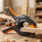 HANDY Szorító csipesz - 2" / 55 mm - 160 x 115 mm - műanyag - fekete / narancssárga Handy 10284 (10284)