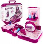 click4TOYS Fésülködőasztal Nagy Smink És Fésülködő Szett Szárító Bőrönd Make Up 32 Db-os (5903772583373)