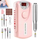 Bedee Elektromos Manikűr Szett 30000 Rpm 6 Db Ötvözött Fúróval (ELEKTRYCZNY ZESTAW MANICURE )