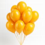PartyBee Narancssárga latex lufi csokor szett 30cm 10db