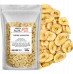 Kol-pol Banán Chips 500g Szárított banán ropogós snack minőségi Kol-Pol (Chipsy bananowe 500g Kol-Pol)
