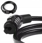 DSJ Lopásgátló lakat motorkerékpárhoz és kerékpárhoz 4 számjegyű lakat vezetékkel (DSJ_kłódka4274)