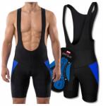 Ercole Kerékpáros Nadrág Gél Betéttel 4XL Kerékpáros Rövidnadrág Biciklire Kantárral (Spodenki kolarskie na rower z szelkami R141N4)