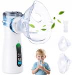 Bedee Porlasztó 800MAH Akkumulátorral És Led Kijelzővel Fehér Csendes (bardzo cichy inhalator nebulizator)