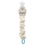 BabyJem Lant pentru suzeta din muselina cu steluta BabyJem (Culoare: Ecru) (bj_7473)
