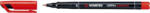 STABILO Marker alkoholos, 0, 4 mm, Stabilo "OHPen S", piros (07.0059904)