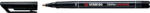 STABILO Marker alkoholos, 0, 7 mm, Stabilo "OHPen F", fekete (07.0060301) - tintasziget