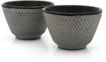 Bredemaijer Group BREDEMEIJER Комплект от 2бр чугунени чаши за чай Jang - цвят сив (BR-153020)