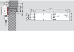 Dormakaba szerelő lemez TS 73 EMF ezüst (SCH-102280530)
