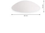 WALTECO Ajtóütköző 60 mm átmérőjű öntapadós fehér 2 db (WT-5022)