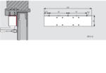 Dormakaba derékszögű szerelő elem TS 83 ezüst (SCH-102280412)