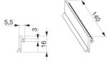 Maco Multi-vent Szárnytömítés Nutszélesség 25-35mm140mmvilágosszürke(468840) (SCH-102214772)