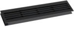 SCH Szellőzőrács Szobaajtóhoz 454 X 90 mm Ajtóv. 35-45 mm Fekete Műanyag (SCH-102297766)
