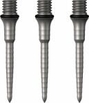 Mission Titan Ripple ezüst fém darts hegyek Hegy hossza: 26 mm