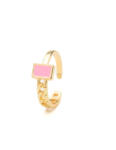 ElectraStore Inel Reglabil In Stil Monaco Baby Pink (C4809)