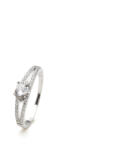 ElectraStore Inel Placat Cu Aur Cu Cristal In Forma De Inima Caterina (C4799)