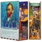 Tonecheer Puzzle 3D, Cotor de carte Vincent's World, Tonecheer, lemn, 80 piese
