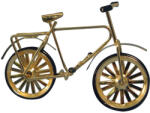 Hobbyplanet Bicicleta aurie - miniatura casute de papusi (D058)