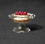 Hobbyplanet Prajitura pe suport din sticla cu picior - miniatura colectionari (V70602)