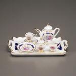 Hobbyplanet Set Royal Blue Cu Fir De Aur - De Ceai - Reuter- Miniatura De Exceptie Colectionari (vr13361)