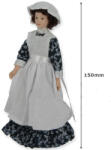 DOLLHOUSE Papusa din portelan Nanny scara 1 12 pentru casute de papusi, cu suport (CC2602) Papusa