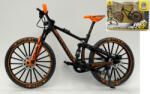 Golden Wheel Macheta bicicleta MTB Slalom 1: 10 portocaliu Golden Wheel 05C , miniatura cu parti mobile (2881)