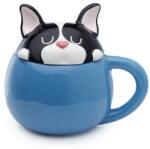 Hobbyplanet Cana din ceramica cu capac in forma 3D de catel - 500 ml (LMUG01)