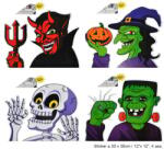 Fashion Decor Fereastra MaE ina Halloween , Autocolante InfricoE atoare pentru Geamuri Auto (FF74525)