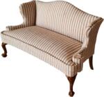 Hobbyplanet Canapea Victoriana Lemn Nuc: Eleganta pentru Casute de Papusi (CC388870)