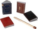 Hobbyplanet Carti asortate - set 4 buc - miniaturi casute papusi (CC73405)
