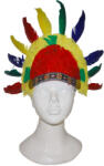 Fashion Coif indian cu pene multicolore , bentita traditionala costum cod 502393 (ff50293)