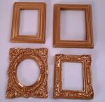 Hobbyplanet Set de 4 rame vintage pentru tablouri - miniaturi papusi 1: 12 (CC75199)