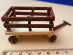 Hobbyplanet Carut de curte din lemn - miniatura papusi (V70411)