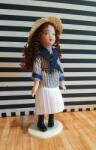DOLLHOUSE Papusa portelan fetita Marinar - miniatura scara 1: 12 (CC269532) Papusa