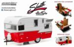 GreenLight MACHETA RULOTA SHASTA AIRFLYTE 1961 rosu alb SCARA 1 24 GREENLIGHT (gl18225)