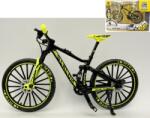 Golden Wheel Macheta bicicleta MTB Slalom 1: 10 galben fluorescent Golden Wheel 05B , miniatura cu parti mobile (2880)