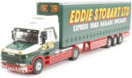ATLAS Macheta Camion remorca cu prelata Scania T Kerry Jane, H777, Eddie Stobart, scara 1 76, Atlas Edition (2708)