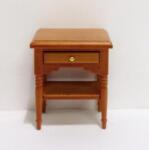 Hobbyplanet Noptiera cu sertar culoare nuc - miniaturi papusi colectionari (23966)
