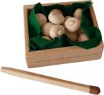 Hobbyplanet Ciuperci in ladita din lemn natur - miniatura casute de papusi (CC71971)