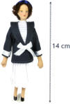 DOLLHOUSE Papusa din portelan Lady Marine scara 1 12 cu suport, pentru colectie (CC2613) Papusa