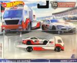 Hot Wheels Set masinute Hot Wheels Car Culture , Team transport, Aero Lift, cu masinuta, Toyota GR Supra, 1: 64 (2648)