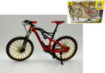 Golden Wheel Macheta Bicicleta Mountain Bike Down Hill 1: 10 Rosie Golden Wheel 06C , Miniatura Bicicleta cu Parti Mobile (2882)