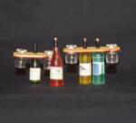 Hobbyplanet Suporturi cu sticle si pahare - miniaturi colectionari 1: 12 (V70935)