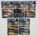 Mattel Set 5 Masinute Metalice Hot Wheels Vintage Racing Club , Scara 1: 64 -varianta B (HRT81-B)