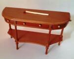 Hobbyplanet Consola Louis XVI din lemn culoare cires, miniatura 1: 12 pentru casute de papusi (CC31077)