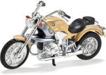 Welly Macheta motocicleta BMW R1200C 2004 scara 1: 18 crem Welly, ghidon mobil, suspensie functionala (W19677-2861)